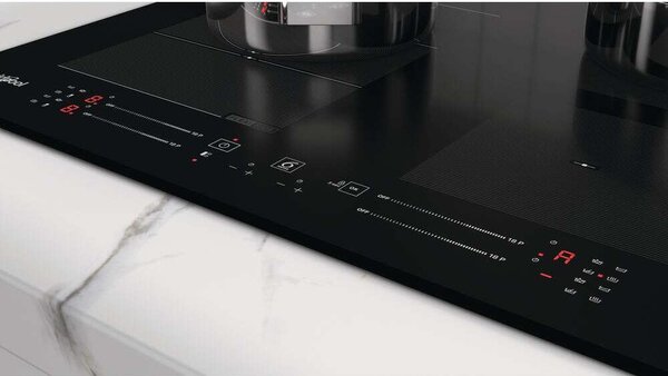 Whirlpool WF S4160 BF Beépíthető indukciós főzőlap, 59 cm, 4 főzőzóna, Chefcontrol, FlexiSide