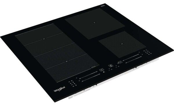 Whirlpool WF S4160 BF Beépíthető indukciós főzőlap, 59 cm, 4 főzőzóna, Chefcontrol, FlexiSide