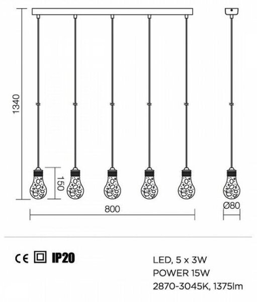 GENIO LED függőlámpa