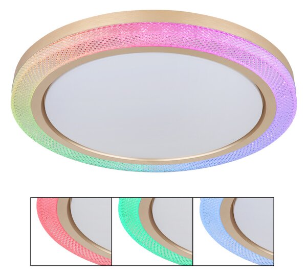 BOLLY távirányítós LED mennyezeti lámpa, fehér 1100 lumen