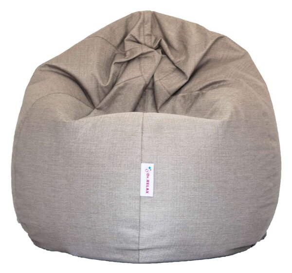 Basic Bútorszövet Babzsákfotel - Világosszürke