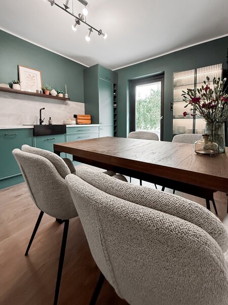 MAZZONI EXPORT GEORGIA Beige Latte (Monza 60 szövet) - MODERN KÁRPITOZOTT BOUCLÉ SZÉK NAPPALIBA/ÉTKEZŐBE/LOFT IRODÁBA