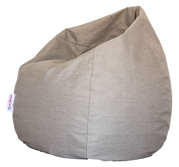Basic Bútorszövet Babzsákfotel - Világosszürke