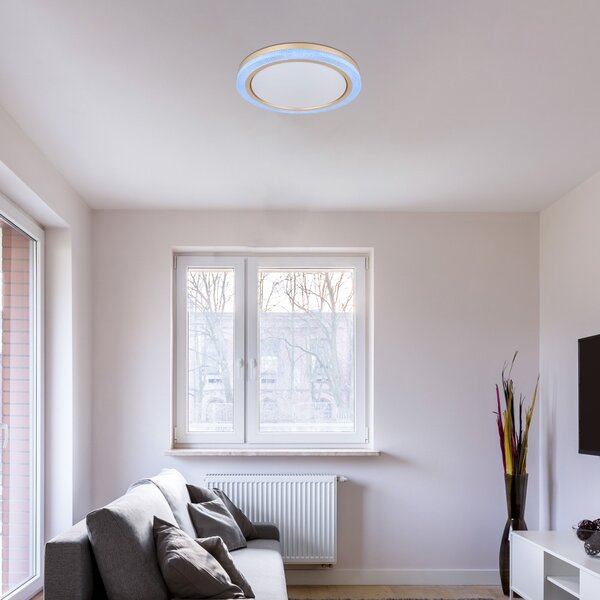BOLLY távirányítós LED mennyezeti lámpa, fehér 1100 lumen