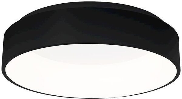 OHIO BLACK LED mennyezeti lámpa, matt fehér, matt fekete, 24W