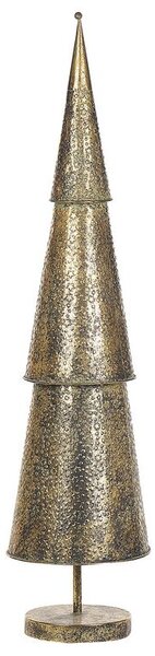 Arany Színű Karácsonyfa Alakú Dísz 114 cm KEMI