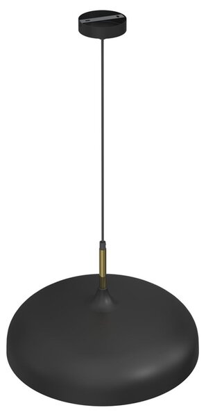 LINCOLN függőlámpa, fekete, arany, 60W, 45xcm