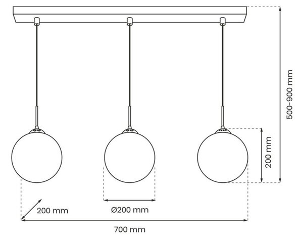 REFLEX függőlámpa, fekete, arany, 120W, 70xcm