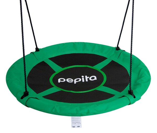 Pepita acélvázas Fészekhinta 100cm - zöld