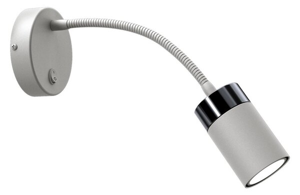JOKER LED fali lámpa, fehér, ezüst, 8W