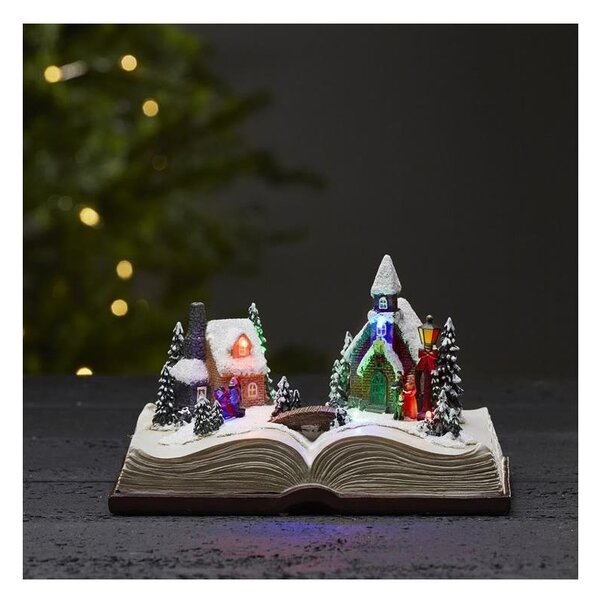 Eglo Eglo 411245 - LED Karácsonyi dekoráció BOOKVILLE 6xLED/0,03W/3xAA EG411245