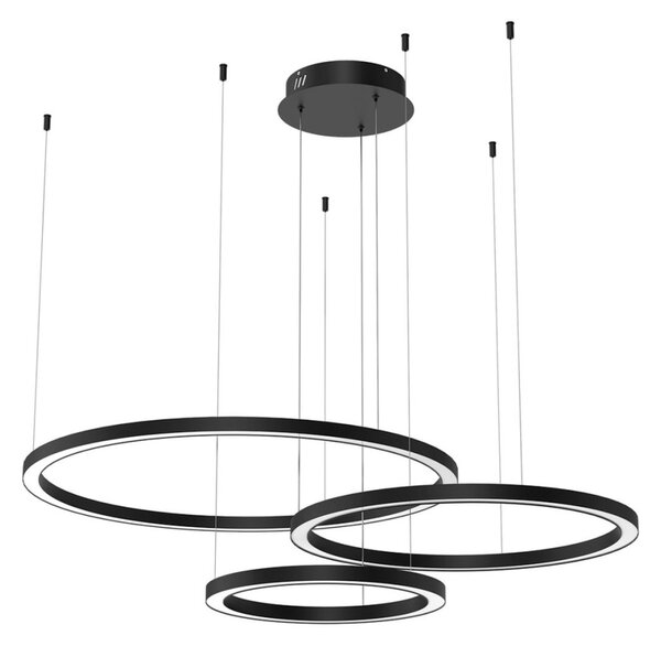 GALAXIA függőlámpa, fekete, 255W
