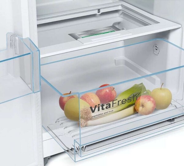 Bosch KSV33VWEP Egyajtós hűtőszekrény, 324L, M: 176, VitaFresh, E energiaosztály, Fehér