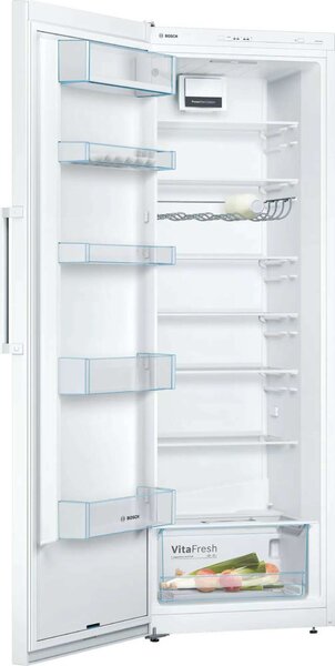 Bosch KSV33VWEP Egyajtós hűtőszekrény, 324L, M: 176, VitaFresh, E energiaosztály, Fehér
