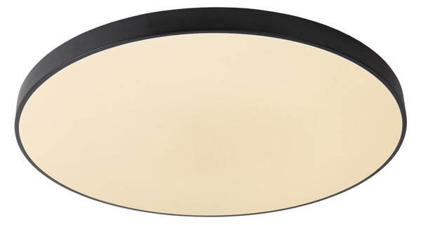 UNAR - LED mennyezeti lámpa - Ø 80 cm - 1x80W 2700K - touch dimmer - fekete színben