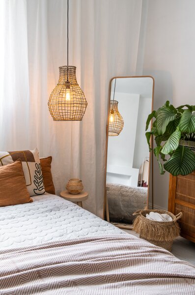 ALBAN -függőlámpa - Ø 35 cm - 1 foglalattal - natúr