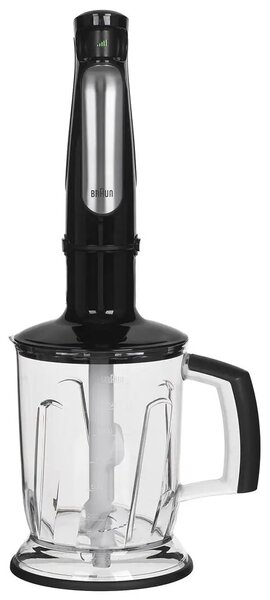 Braun MultiQuick 7 MQ 7045X 1,25 L Merülő mixer 1000 W Fekete, Rozsdamentes acél