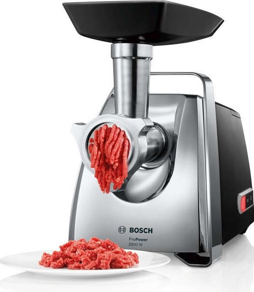 Bosch Húsdaráló, ProPower, 2000 W, Fekete, Króm, MFW67440