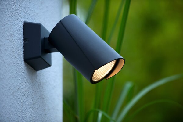 MANAL - spotlámpa / fali lámpa - LED - 1x13W 3000K - IP65 - Anthracite
