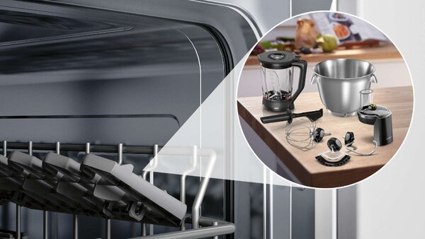 Bosch MUM9BX5S61 OptiMUM Konyhai robotgép, 1500 W, ezüst, fekete