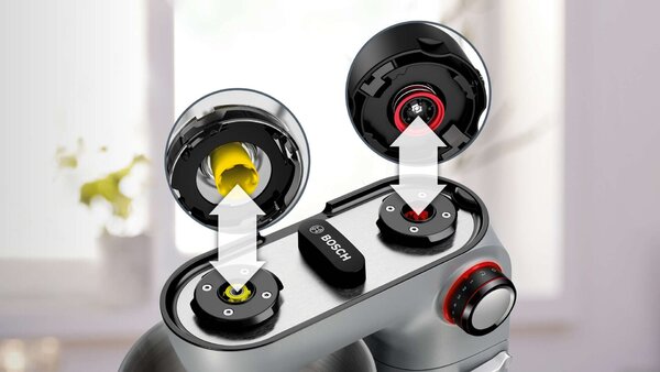 Bosch MUM9BX5S61 OptiMUM Konyhai robotgép, 1500 W, ezüst, fekete