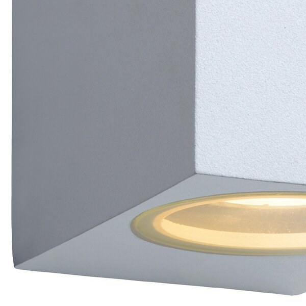 ZORA-LED - spotlámpa / fali lámpa - GU10 - 2x5W 3000K - IP44 - fehér színben