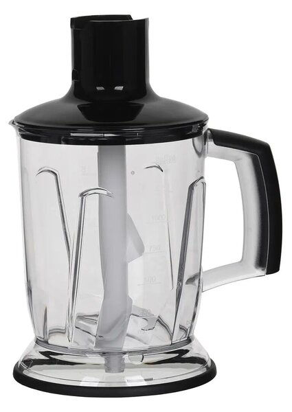 Braun MultiQuick 7 MQ 7045X 1,25 L Merülő mixer 1000 W Fekete, Rozsdamentes acél
