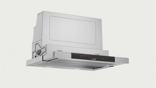 Bosch Serie | 8, Teleszkópos páraelszívó, 60 cm, Nemesacél, DFS067K51