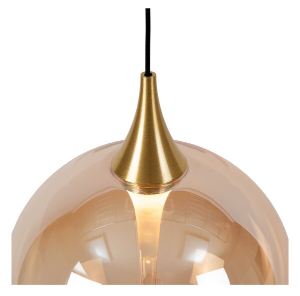 GISELA -LED függőlámpa - Ø 16 cm 1x5W 2700K - borostyán színben