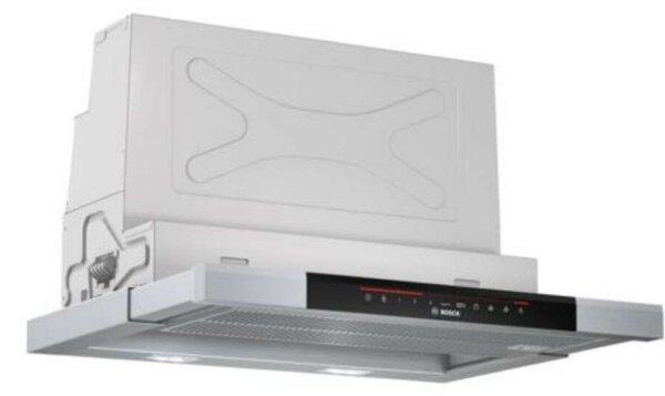 Bosch Serie | 8, Teleszkópos páraelszívó, 60 cm, Nemesacél, DFS067K51