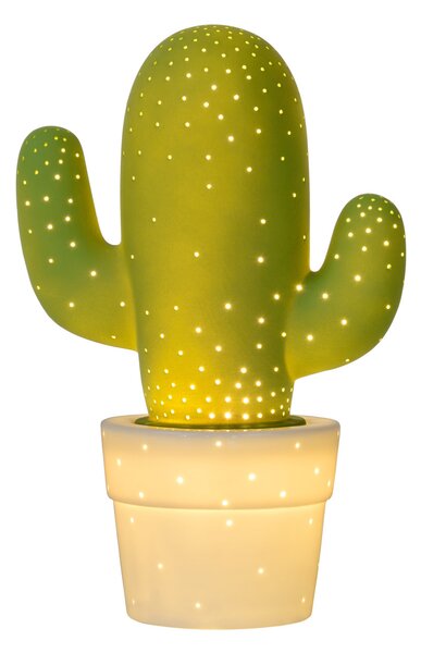 CACTUS - asztali lámpa - 1xE14 - zöld színben
