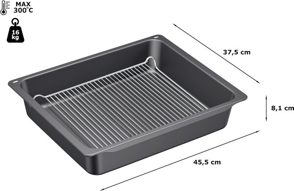 Neff Z12CN10A0 extra mély tepsi grillráccsal