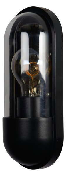 CAPSULE - fali lámpa - 1 foglalattal - IP54 - fekete színben