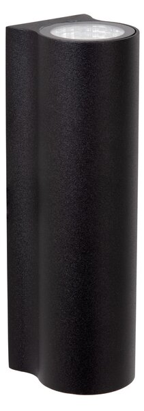 AKRA - LED fali lámpa 2x13W 3000K - IP54 - fekete színben