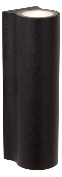 AKRA - LED fali lámpa 2x13W 3000K - IP54 - fekete színben
