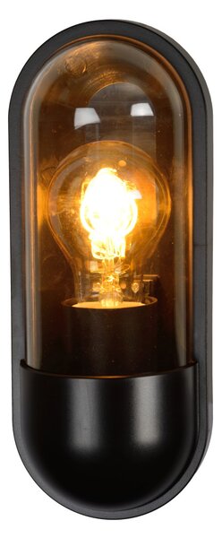 CAPSULE - fali lámpa - 1 foglalattal - IP54 - fekete színben