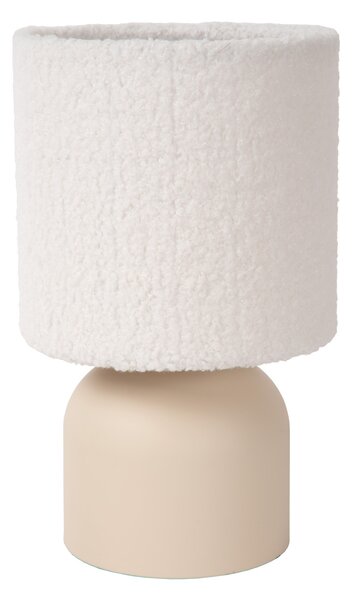WOOLLY - asztali lámpa - Ø 16 cm - 1xE14 - krém szín