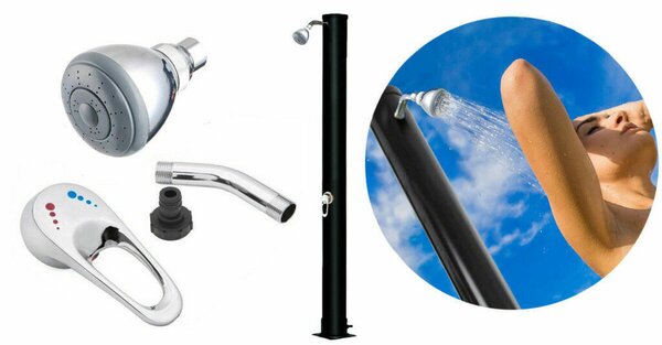 Timeless Tools Napelemes Kerti Zuhany - 20L