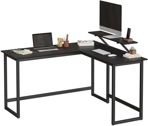L alakú számítógép asztal 140 x 130 x 89 cm (H x Sz x M)