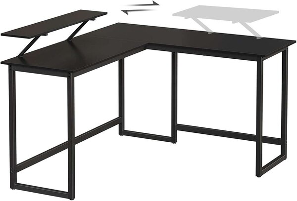 L alakú számítógép asztal 140 x 130 x 89 cm (H x Sz x M)
