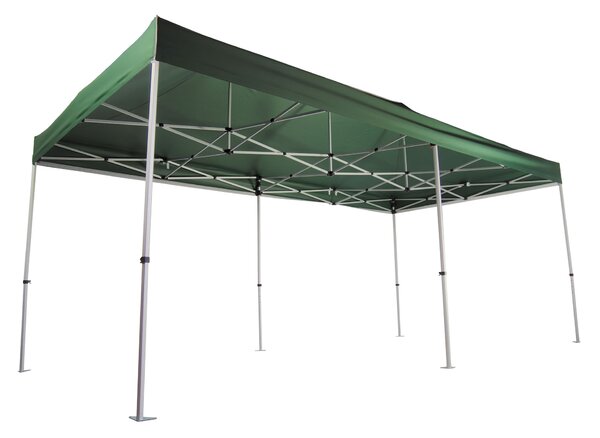 Gyorsan összecsukható sátor 3x6 m - hexagonális alumínium, Fehér