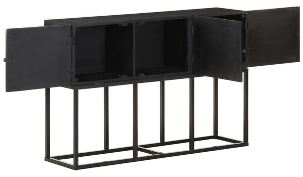 VidaXL Mangófa Tálalószekrény - 3 Ajtós - 115x30x76 cm