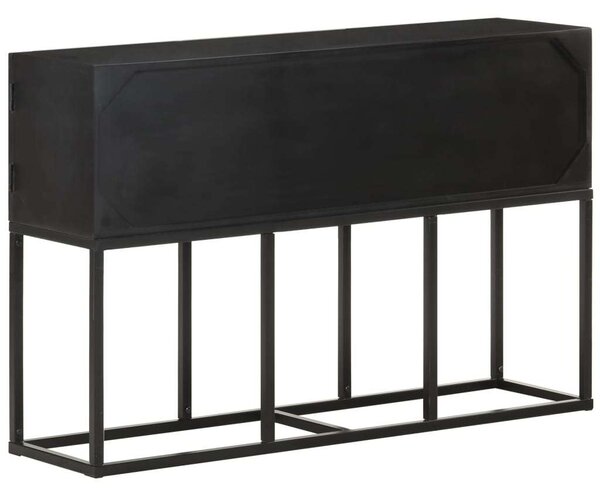 VidaXL Mangófa Tálalószekrény - 3 Ajtós - 115x30x76 cm