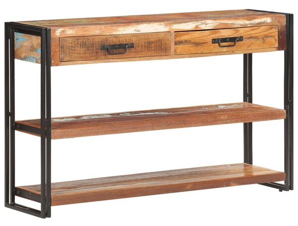 VidaXL tömör újrahasznosított fa tálalószekrény 120 x 30 x 75 cm