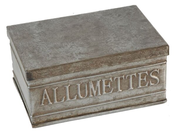 Allumettes fém tárolódoboz - Antic Line