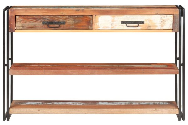 VidaXL tömör újrahasznosított fa tálalószekrény 120 x 30 x 75 cm