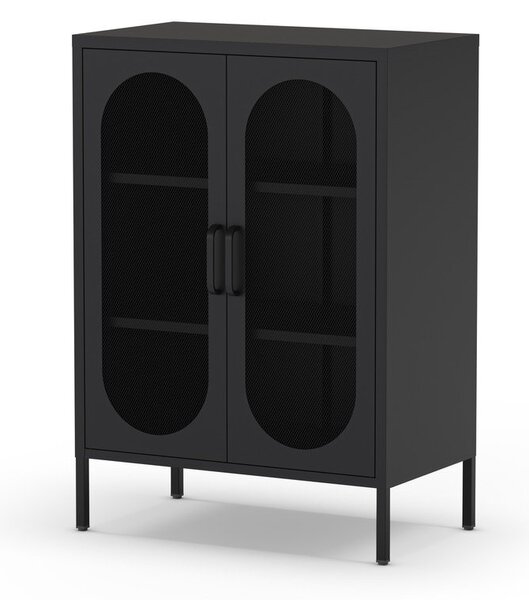Fekete szekrény 70x100 cm Diora – Marckeric