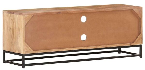 VidaXL Akácfa TV-szekrény - Ipari Stílus - 110x30x40 cm