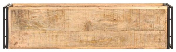 Mangófa TV-szekrény - Ipari Stílus - 120x30x40 cm