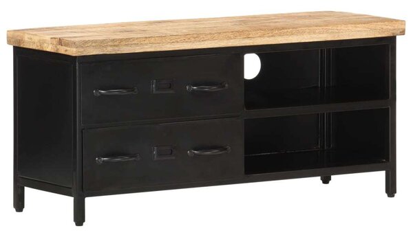 VidaXL Mangófa TV-szekrény - Ipari Stílus - 90x30x41 cm